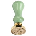thumbnail image 1 of Sello de cera BuyWeek, mini mango de sello, cobre y madera, 1 of 12