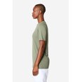 thumbnail image 6 of Lane Seven - Unisex Deluxe CVC T-Shirt - OLIVE HEATHER - L, 6 of 8