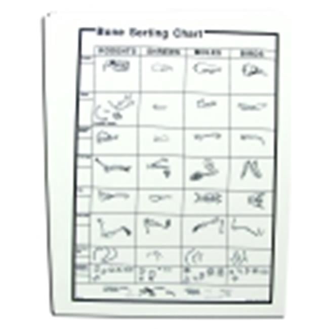 Pellets Bone Sorting Charts - Pack 15 - Walmart.com