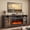 Brown, variant on Sonegra Fireplace TV Stand, Farmhouse Entertainment Center for TVs Up to 70”, TV Console with Storage Cabinets, Media Console for Living Room, Brown