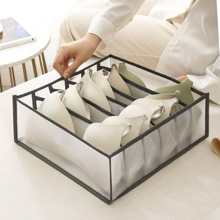 AUMIY House Storage Box Nylon Mesh Baby Hive Drawers Organizer For Room Underwear Bra Socks Clothes Wardrobes Bedroom Cabinet