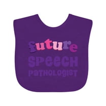 Inktastic Future Speech Pathologist Boys or Girls Baby Bib