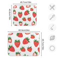 thumbnail image 5 of Yayeee Dish Drying Mat for Kitchen Counter Ultra Absorbent Easy Clean Pad 18x16", Strawberry, 5 of 7