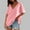 Pink, variant on Olyvenn Womens Oversized Tshirts Deep V Neck Drop Shoulder Short Sleeve Tops Summer Casual Loose Fit Tunic Tee Shirt Beige S