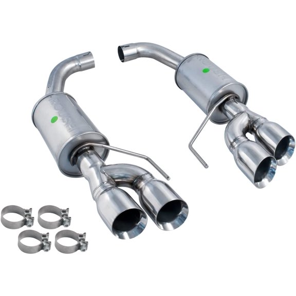 2018-2022 Ford Mustang GT Roush 422097 Axle Back Quad Tip Exhaust System