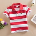 thumbnail image 3 of Kids' Athletic Polo Shirt Quick Dry Sports T-Shirt Campus Sportswear Collared Clothing, 3 of 3