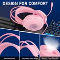 thumbnail image 4 of Ps5 Wired Gaming Headset for PC/Xbox Series,AILKIN Ps5 Gaming Headset with Mic Noise Cancelling Microphone for PS4/PS5/Switch,PC Usb Gaming Headphone,Dual 3.5mm Aux Head,RGB Light,7.1 Surround Sound, 4 of 6