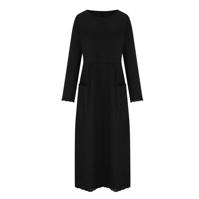 black long sleeve slip dress Black Crepe Fur Hem Mini Dress – self-portrait-US