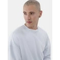 thumbnail image 4 of No Boundaries All Gender Fleece Crewneck Sweatshirt with Long Sleeves, Men's and Big Men’s, 4 of 4
