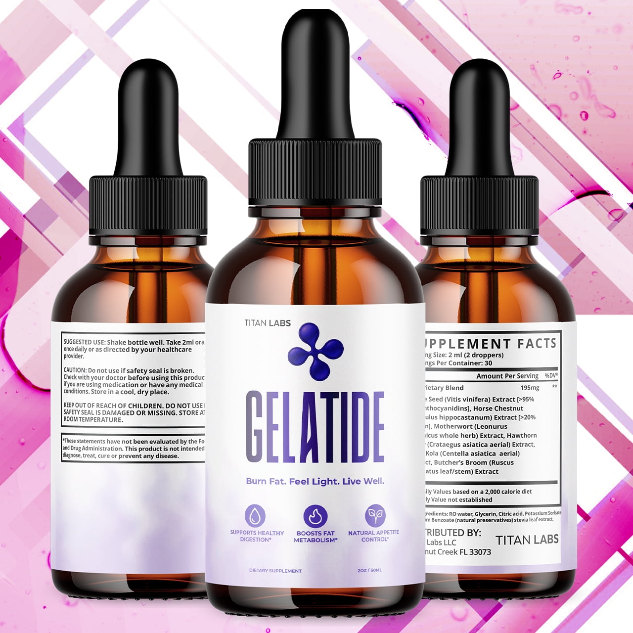 Gelatide Advanced Formula Drops Supporting Your Active Lifesyle Naturally 150 Servings
