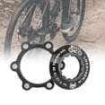 thumbnail image 3 of Adaptador de bloqueo central Zulema para bicicleta de aleación a cubo de rotor de 6 pernos Negro, 3 of 8