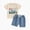 H002-Blue, variant on Kaprioy Toddler Baby Boy Clothes Toddler Summer Outfit Short Sleeve Tractor Letter A LITTLE DIRT NEVER HURT Print T-Shirt Tee Tops Shorts 6 12 18 24 Months 2T 3T Clothing Set Baby Boys' Shorts Sets