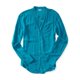 thumbnail image 1 of Aeropostale Camisa semitransparente con botones para mujer, verde, mediana, 1 of 1