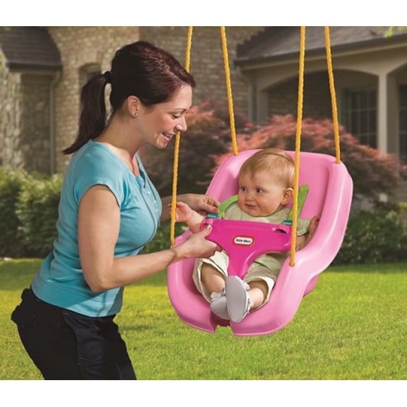 Little Tikes 2-in-1 Snug 'n Secure Swing 1 pk Pink