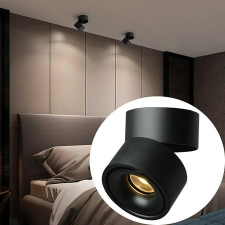 

Ceiling s Adjustable Rail Bulbs Chrome Mounted Hanging Downlight Store Office Shops Hallway - Blk 12W