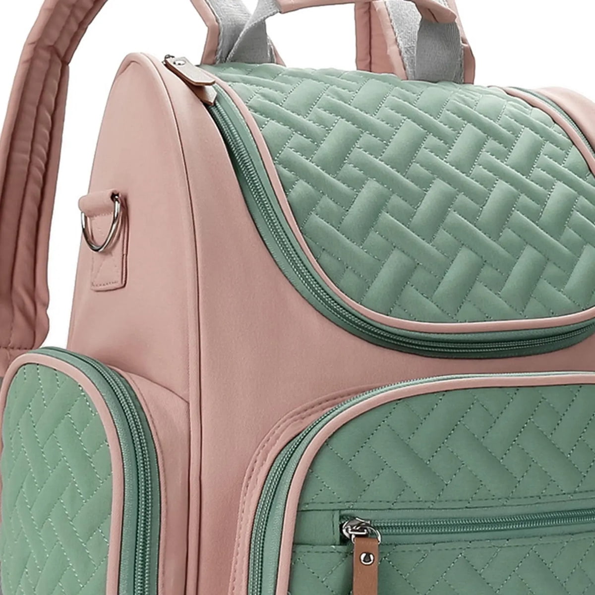 Baby Diaper Bag, Nursing Backpack, Pink