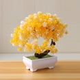 thumbnail image 4 of Simulation Fake Potted Bonsai Tree Artificial Plant Desk Ornament Home Decor, 4 of 8
