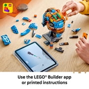 LEGO Editions McLaren Mastercard F1 Team Oscar Piastri Helmet - Building Set for Teens, Ages 14+ F1 Bedroom, Office or Shelf Decor for Fans - Gift for Teenage Boys & Girls - 43017