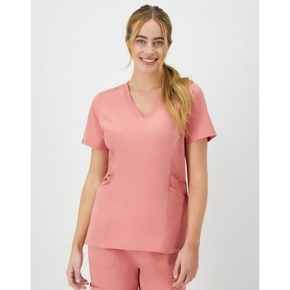 Hanes Womens Scrubs Healthcare Top, Comfort Fit Moisture-Wicking Stretch Scrubs for Women