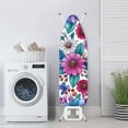 thumbnail image 3 of HELLHERO Chrysanthemum Print Ironing Board Cover and Pad Standard Size 15x54 inch Thick Padding Elastic Edge Resist Scorching and Staining Heavy Duty Padded Iron Covers, 3 of 5