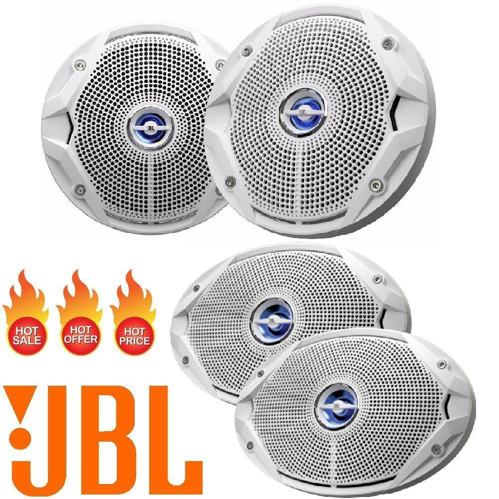 New JBL MS6520 180 W MS Series 6.5" 2-Way Coaxial Marine Audio Speakers 6-1/2" 