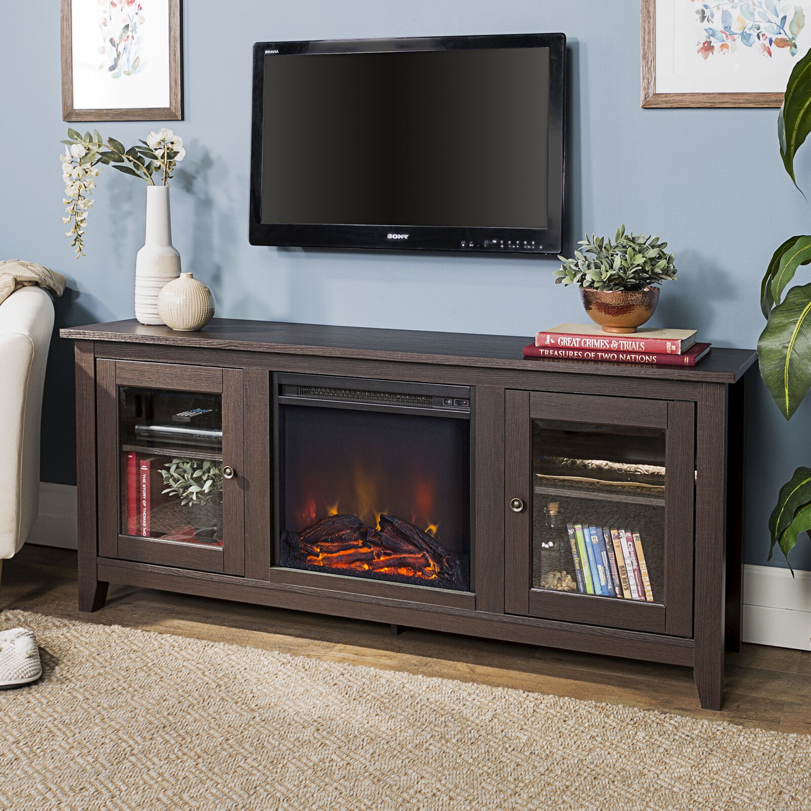 Kohn fireplace discount tv stand
