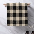 thumbnail image 5 of ZNDUO Retro Geometric Plaid Pattern Bath Towel, Microfiber Shower Towels, 27.5×16 in, 5 of 7