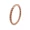 Rose Gold, variant on Thin Stainless Steel Irregular Geometric Thread Dainty Ring for Women Elegance Band Minimalist Stackable Jewelry Silver Size 7
