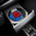 thumbnail image 3 of FMSHPON Red Love Heart Blue Vintage Wooden Door Set of 4 Car Coaster for Drinks, Absorbent Ceramic Stone Coasters Cup Mat with Cork Base for Home Kitchen Room Coffee Table Bar Decor, 3 of 5