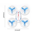 thumbnail image 3 of Mini Drones para niños principiantes RC pequeño helicóptero Quadcopter con luces LED juguetes voladores de interior regalo para niños y niñas, 3 of 5