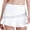 White, variant on Women's Skirts Waist Pleated Elastic Tennis Sports a-Line Dress Womens Workout Skorts Female Beach Short Swing Hem Ruched Skirt with Pockets Inner Skorts Navy Blue XL