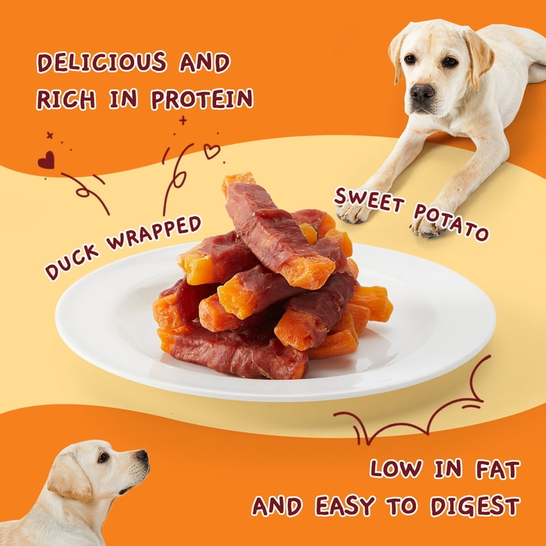 Jungle Calling Duck & Sweet Potato Dog Treats, 10.6 oz photo 8