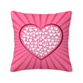 thumbnail image 1 of ZICANCN Pink Heart Decorative Throw Pillow Covers, Bed Couch Sofa Decorative Knit Pillow Covers for Living Room Farmhouse, 20"x20", 1 of 8