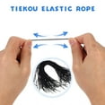 thumbnail image 3 of GOOHOCHY 100Pcs Elastic Band String For Mask Making Elastic Mask Strap Black Rubber Crafting Professionals, 3 of 8