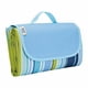 thumbnail image 1 of Manta de picnic y arena a prueba de Durable plegable extra grande Mat para viajes al aire libre playa parque portátil con bolsa de viaje Azul 79 In. X 59 In, 1 of 4