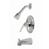 Premier Faucet Bayview Single Handle Diverter Tub and Shower Faucet Lever