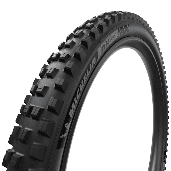 Michelin DH22 DARK Mountain Tire, 27.5''x2.40, Folding, Tubeless Ready, MAGI-X, Black