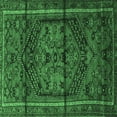 thumbnail image 1 of Ahgly Company Indoor Square Persian Emerald Green Traditional Area Rugs, 6' Square, 1 of 4