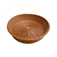 thumbnail image 1 of -Bread Serving Basket Wicker Woven  Basket Bread Tray Serving Cosmetic Storage Tabletop Bathroom Storage Kitchen Organizer, 1 of 6