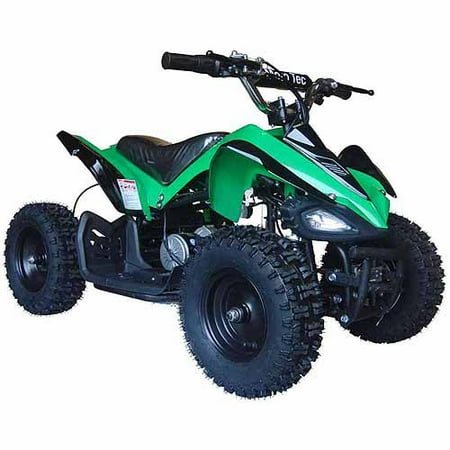 MotoTec 24V Mini Quad V2 Battery-Powered Ride-On, Green