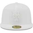 thumbnail image 2 of Men's New Era New York Mets White on White 59FIFTY Fitted Hat, 2 of 5