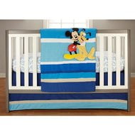 Disney Baby Mickey Mouse My Pal 4pc Crib Set Walmart Com