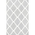 thumbnail image 1 of Nuloom 2' 6 x 10' Hand Hooked Marrakech Trellis Rug in Light Gray, 1 of 5