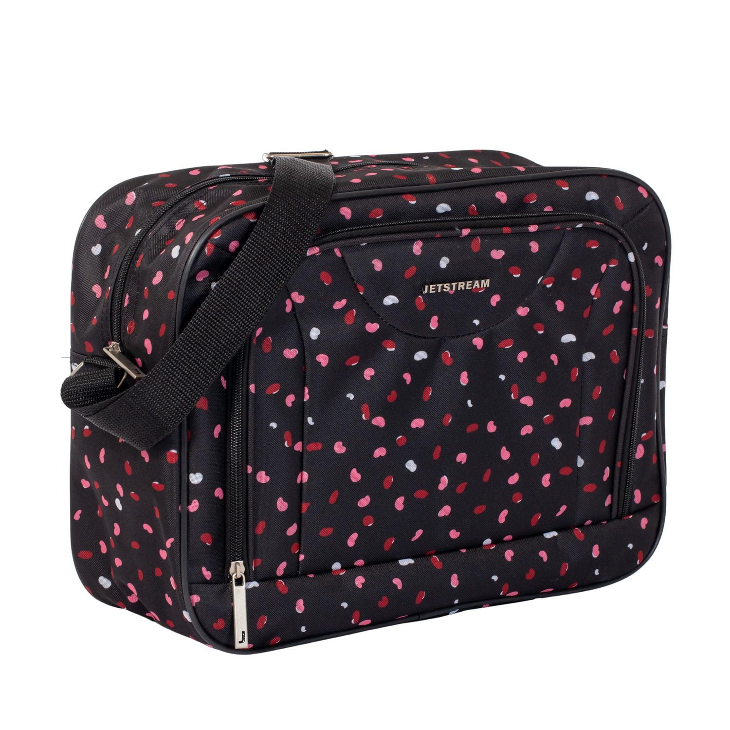 Jetstream Atlantic Softside 4 Piece Luggage Set, Rolling Suitcase Set: 25 Inch Checked Luggage, Carry On Suitcase, Tote Bag & Toiletry Kit