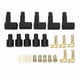 thumbnail image 1 of 30-Pack Ignition Coil Wire Boot Kit, Black Rubber Terminal Ends, Compatible with 6-10mm Wires, 1 of 5