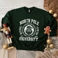 thumbnail image 2 of North Pole University Distressed | Sweatshirt, 2 of 6