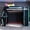 Black+Blue, variant on DRNANLIT Full Size Gaming Loft Bed with Desk, RGB LED Lights & USB Ports, Wooden High Bed, 6 Cubbies, 6 Drawers, Safety Staircase, Black+Blue