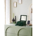 thumbnail image 2 of Joyero SONGMICS, organizador de 3 capas con tapa de cristal, color verde bosque, 2 of 9