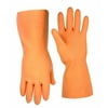 CLC® FLOCK-LINED LATEX STRIPPER GLOVES, EXTRA-LARGE, ORANGE, 12 IN., SINGLE PACK per 9 Pair