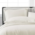 thumbnail image 6 of Cannon Solid Ivory Twin/Twin XL 2 Piece Duvet Cover Set, 6 of 6